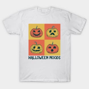 Engraved Halloween Moods T-Shirt